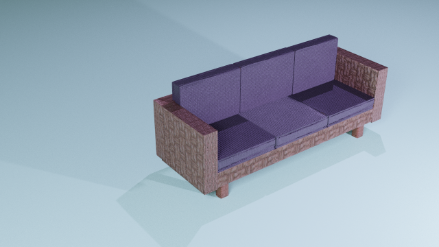 Sofa 3Dモデル .c4d .max .obj .3ds .fbx .stl .blend