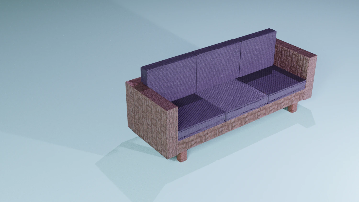 Sofa 3D Model .c4d .max .obj .3ds .fbx .stl .blend 