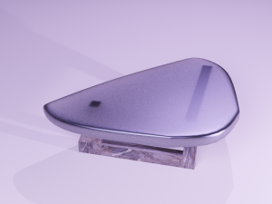 Glass table Model 3D