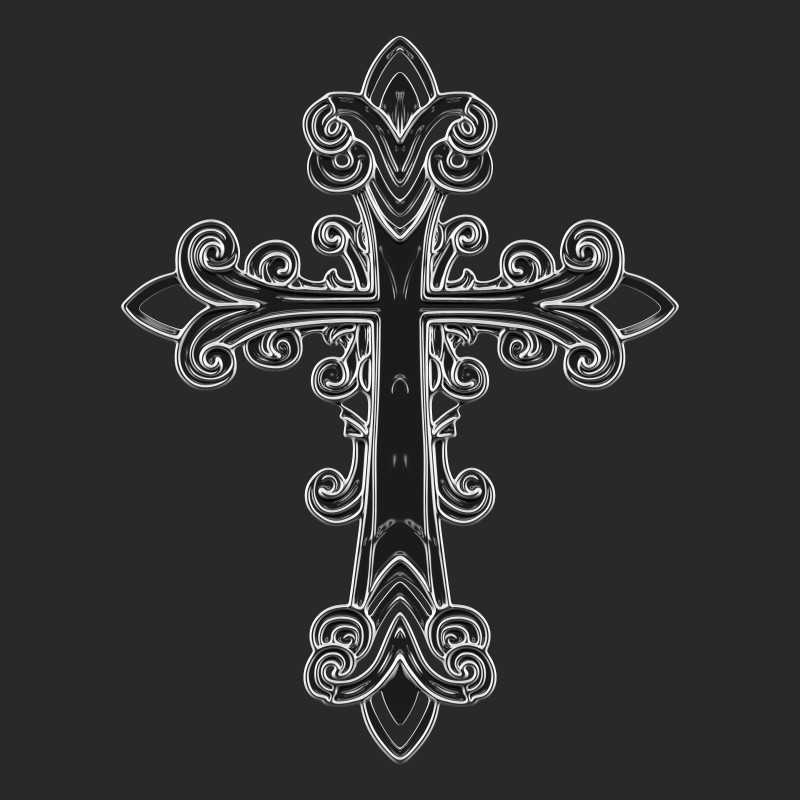Christian cross 007 3D 프린트 모델 .c4d .max .obj .3ds .fbx .stl .blend 