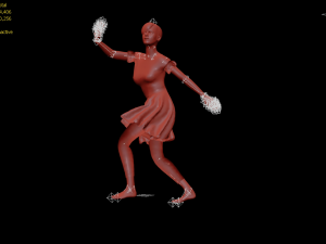 3d character dancer animation 3D Модель