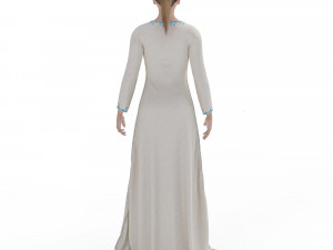 3d character female with arabian cloth Modello 3D