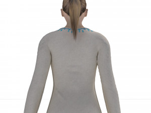 3d character female with arabian cloth Modello 3D