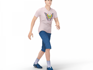 3d character dancer hip hop animation 3D मॉडल