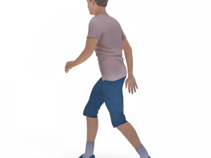 3d character dancer hip hop animation 3D Model