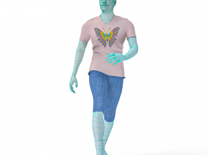 3d character dancer hip hop animation 3D मॉडल