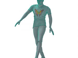 3d character dancer hip hop animation 3D मॉडल