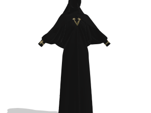 clothing arabic abay 3D मॉडल