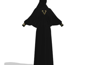 clothing arabic abay 3D Model