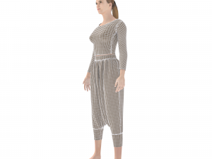 3d character with clothing moroccan pants traditional 3D-Modell