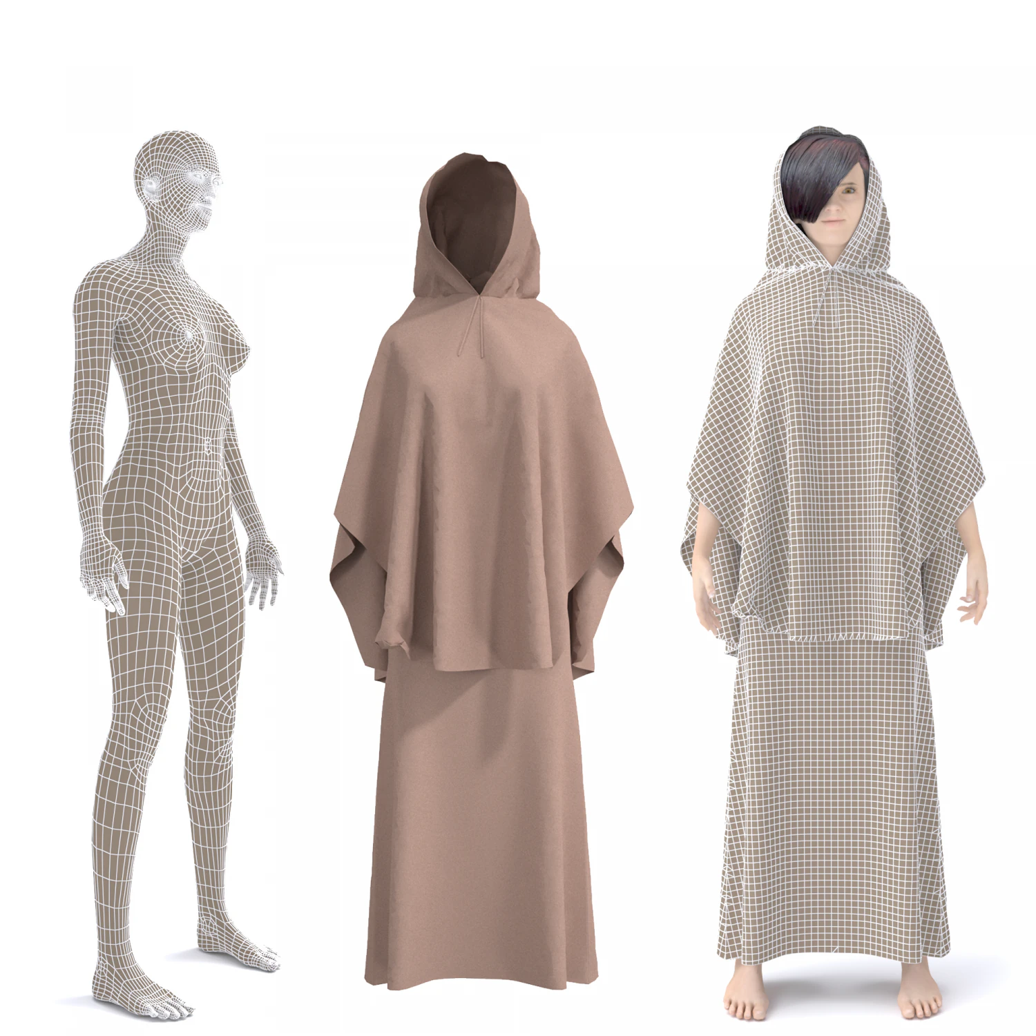 character female with arabian cloth 3D Model .c4d .max .obj .3ds .fbx .stl .blend