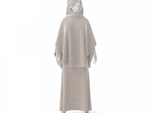 character female with arabian cloth 3D Model
