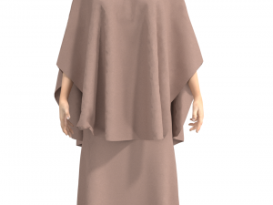 character female with arabian cloth 3D Model