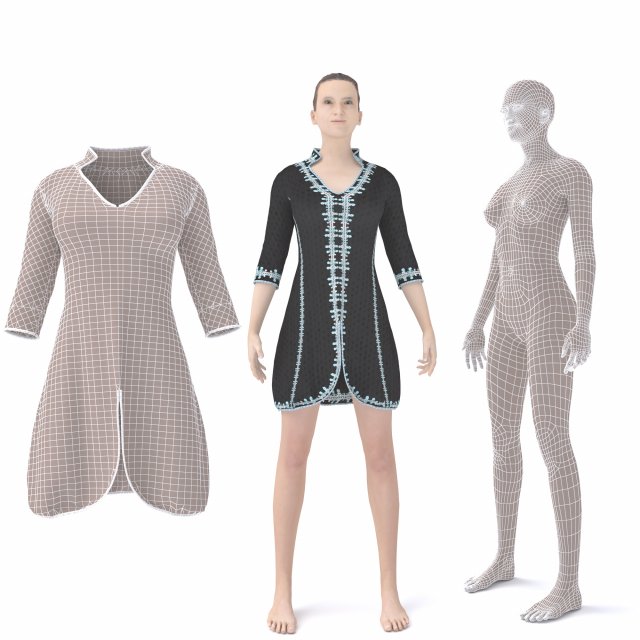 3d character with arabian cloth 3D Model .c4d .max .obj .3ds .fbx .stl .blend 