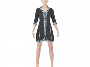 3d character with arabian cloth 3D Model