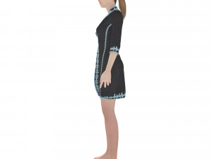 3d character with arabian cloth 3D Model