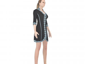 3d character with arabian cloth 3D Model