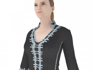 3d character with arabian cloth 3D Model