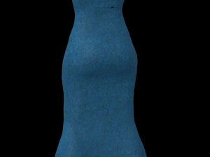 3d character with clothing dress Model 3D