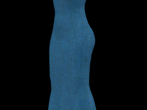 3d character with clothing dress Model 3D