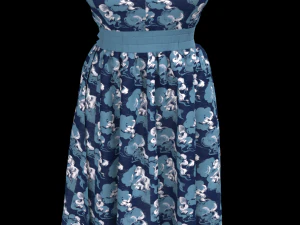 3d character female with clothing dress 3D Model