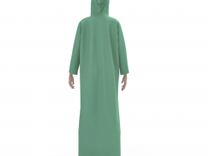 3d character female arabic clothing tradisional Modello 3D