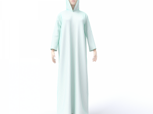 3d character female arabic clothing tradisional Modello 3D