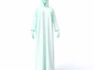 3d character female arabic clothing tradisional Modello 3D
