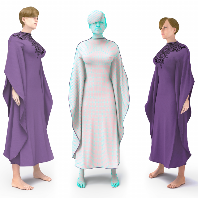 3d femalee character arabic cloth Modèle 3D .c4d .max .obj .3ds .fbx .stl .blend 