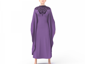 3d femalee character arabic cloth Modèle 3D