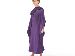 3d femalee character arabic cloth Modèle 3D