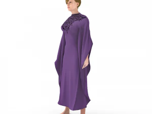 3d femalee character arabic cloth 3D Model