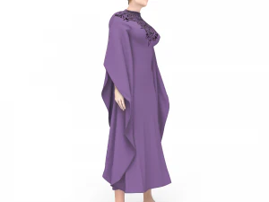 3d femalee character arabic cloth 3D Model