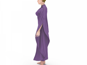 3d femalee character arabic cloth Modèle 3D