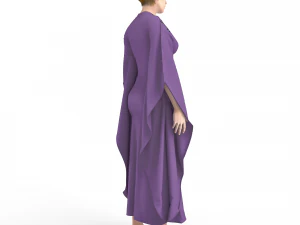 3d femalee character arabic cloth 3D Model