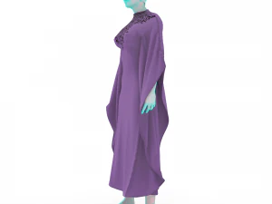 3d femalee character arabic cloth 3D Model