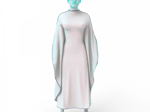 3d femalee character arabic cloth Modèle 3D