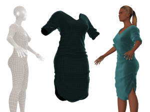 3d character female with clothing sindibad 3D 模型