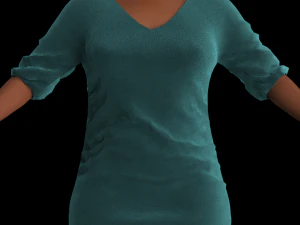 3d character female with clothing sindibad 3D Model