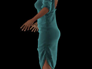 3d character female with clothing sindibad 3D Model