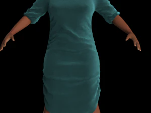 3d character female with clothing sindibad 3D Model