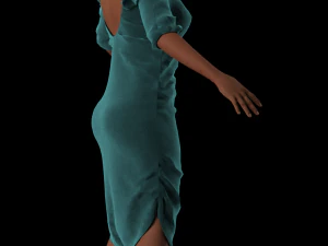 3d character female with clothing sindibad 3D Model
