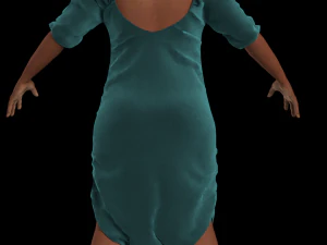 3d character female with clothing sindibad 3D Model