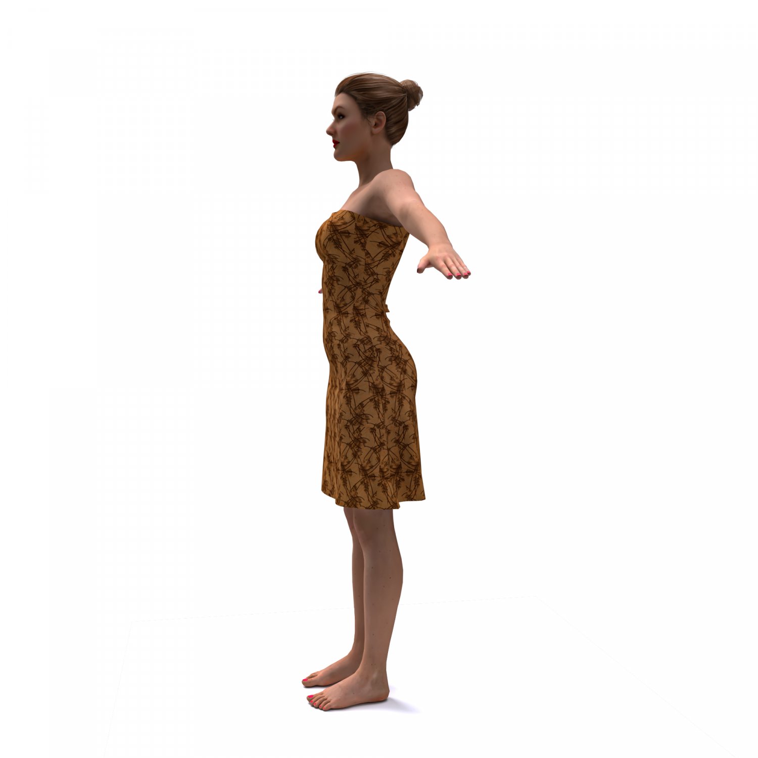 Realistic Female Outfits 3D model