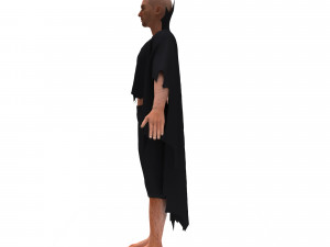 man in cape 3D Модель