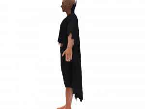 man in cape 3D Model