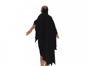 man in cape 3D Модель