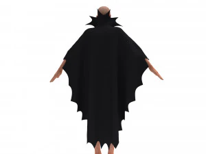 man in cape 3D Model