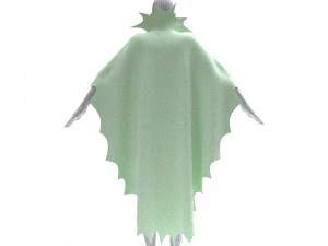man in cape 3D Model