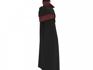 man with cloth cape vampire 3D मॉडल